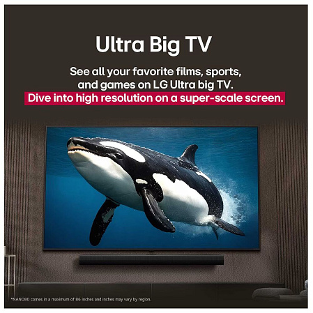 Телевизор 65" LG 65NANO81A6A.ARUG 2025