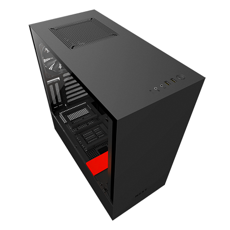 Корпус ATX Miditower NZXT H500i Smart CA-H500W-BR Black/Red