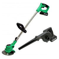 Набор садовых инструментов Zitrek (GreenCut 20, ZKBL20) 2 в 1, 1х2.0Ач, 1х4.0Ач) 082-2021