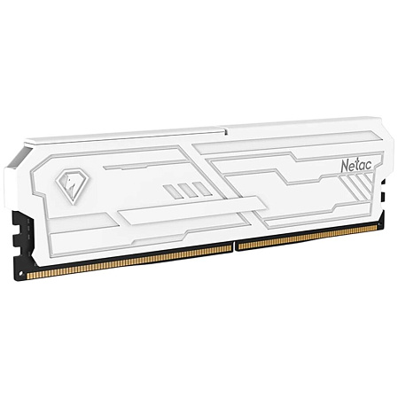 Модуль памяти DIMM 32Gb 2х16Gb DDR4 PC25600 3200MHz Netac Shadow III White (NTSHD4P32DP-32W)