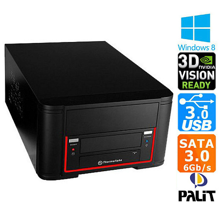 Flash Home Mini Intel Core i3-4150 (3,50GHz)/4Gb/1Tb SATA3/1024Mb nVidia GT 610/DVD-RW/USB 3.0/200W/Win8 SL 64bit (syiibr) 