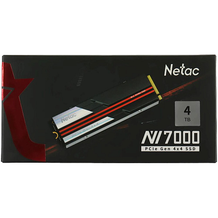 Внутренний SSD-накопитель 4000Gb Netac NV7000 NT01NV7000-4T0-E4X M.2 2280 PCIe NVMe 4.0 x4