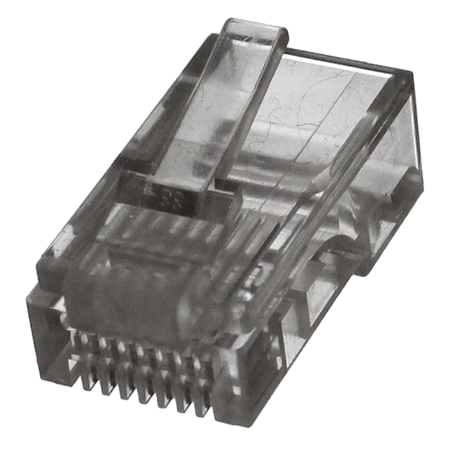 RJ45 коннектор (обжимной) без вставки