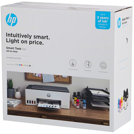 МФУ HP Smart Tank 520 1F3W2A цветное А4