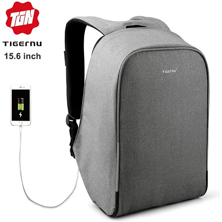 15.6" Рюкзак для ноутбука Tigernu T-B3213, светло-серый