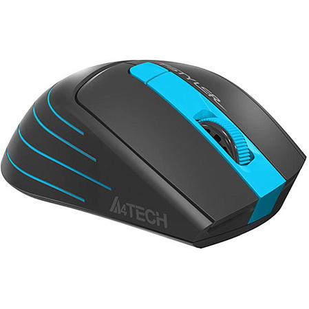 Мышь беспроводная A4Tech Fstyler FG30 Grey/Blue Wireless