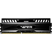Модуль памяти DIMM 8Gb DDR3 PC12800 1600MHz Patriot Memory Viper 3 Black (PV38G160C0)
