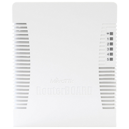 Беспроводной маршрутизатор MikroTik RB951Ui-2HnD 802.11n 300Мбит/с 2.4ГГц 5xLAN USB