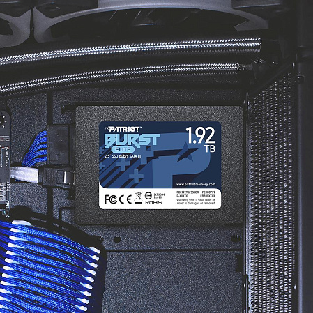 Внутренний SSD-накопитель 1920Gb Patriot Memory Burst Elite PBE192TS25SSDR SATA3 2.5"