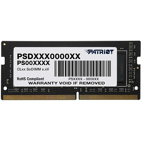 Модуль памяти SO-DIMM DDR4 16Gb PC21300 2666MHz Patriot Memory (PSD416G266681S)