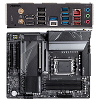 Материнская плата Gigabyte B650 AORUS Elite AX V2 Socket-AM5 AMD B650 4xDDR5, 4xSATA3, RAID, 3xM.2, 3xPCI-E16x, 7xUSB3.2, 1xUSB3.2 Type C, DP, HDMI, WiFi, Glan, ATX Ret