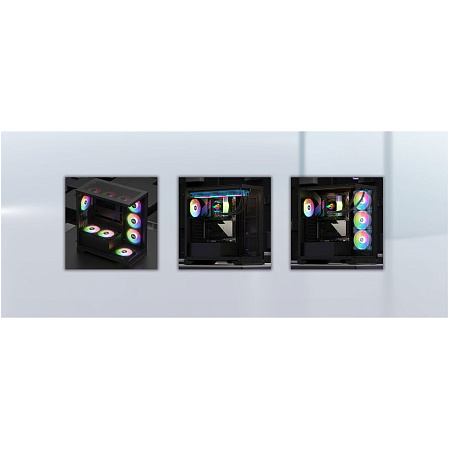 Корпус ATX Miditower XPG Invader X Black RGB