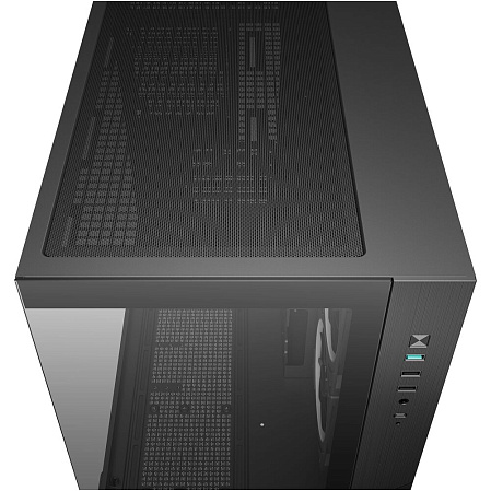 Корпус MicroATX Minitower Deepcool CG330 3F черный