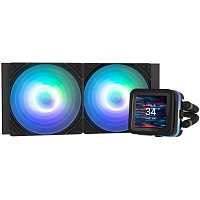 Система водяного охлаждения Zalman Alpha2 A24 DS Black ARGB (S1150/1155/S1151/1200/1700/1851, AM4, AM5)