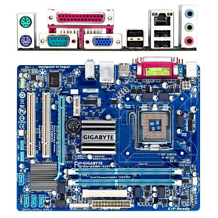 Материнская плата Gigabyte GA-G41MT-S2PT Soc775, G41, 2xDDR3, PCI-E16x, GbLan mATX