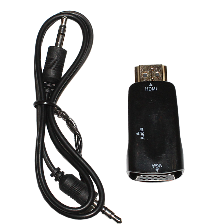 Переходник HDMI(M) - VGA(F) + Аудио