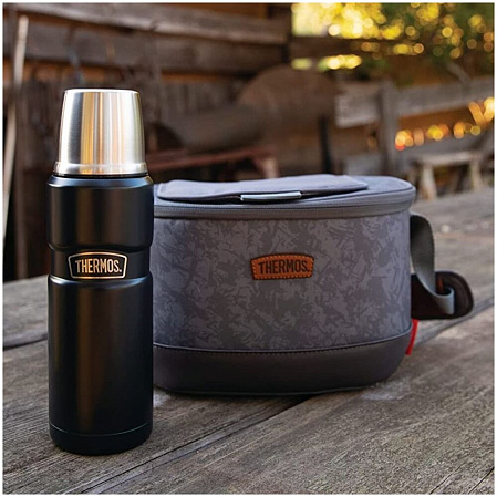 THERMOS Термос KING SK2000 MB, синий, 0,47 л.