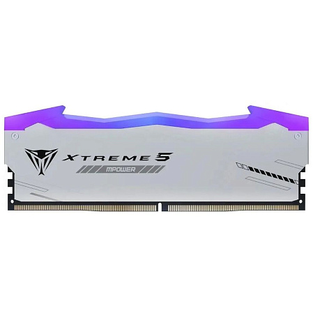 Модуль памяти DIMM 48Gb 2х24Gb DDR5 PC48000 6000MHz Patriot Memory Viper Xtreme 5 RGB Mpower White (PVXR548G60C30KM)