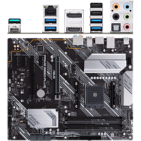 Материнская плата ASUS Prime B550-Plus B550 Socket AM4 4xDDR4, 6xSATA3, RAID, 2xM.2, 2xPCI-E16x, 5xUSB3.2, 1xUSB3.2 Type C, DP, HDMI, Glan, ATX