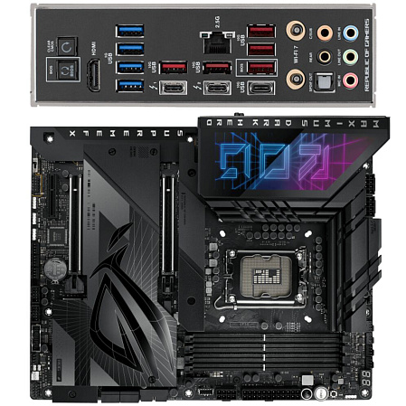 Материнская плата ASUS ROG Maximus Z790 Dark Hero Z790 Socket-1700 4xDDR5, 4xSATA3, RAID, 5xM.2, 2xPCI-E16x, 9xUSB3.2, 3xUSB3.2 Type C, HDMI, Wi-Fi, 2.5Glan, ATX