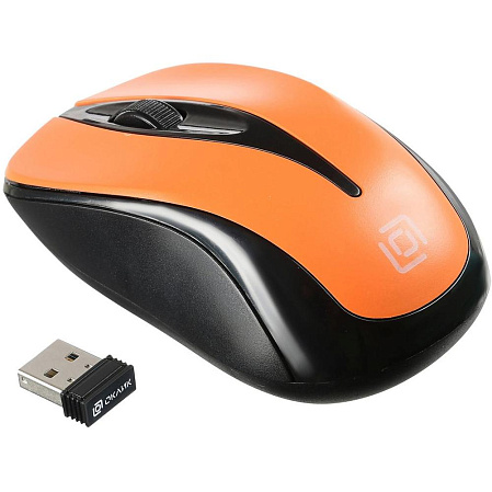 Мышь беспроводная Oklick 675MW Black/Orange Wireless
