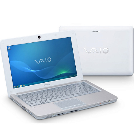Нетбук Sony VPC-W12S1R/W Atom N280/1G/160/WiFi/BT/cam/10.1"/Win7 Starter/белый