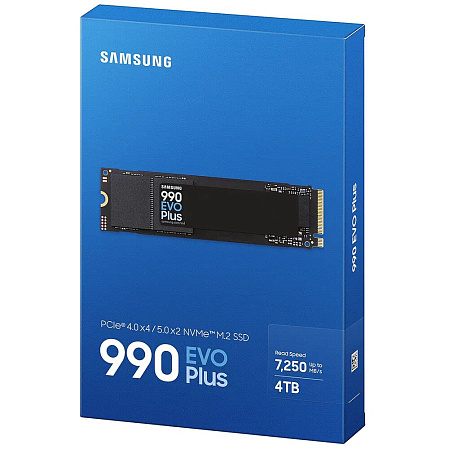 Внутренний SSD-накопитель 4000Gb Samsung 990 Evo Plus (MZ-V9S4T0BW) M.2 2280 PCI-E 4.0 x4