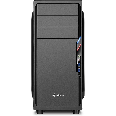 Корпус ATX Miditower Sharkoon VS4-V Black