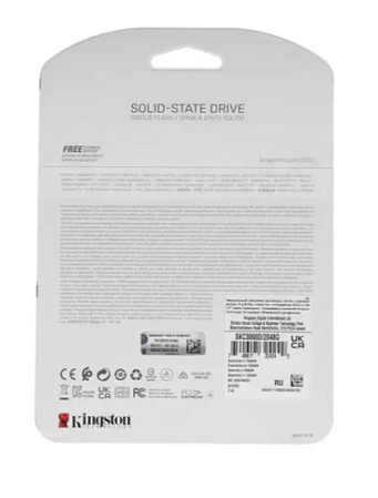 Внутренний SSD-накопитель 2048Gb Kingston KC3000 SKC3000D/2048G M.2 2280 PCIe NVMe 4.0 x4