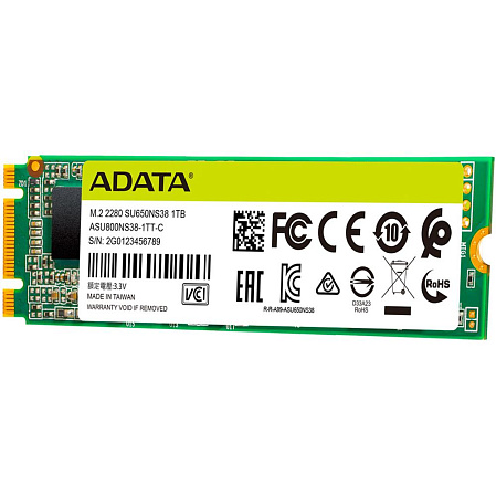 Внутренний SSD-накопитель 480Gb A-Data Ultimate SU650 (ASU650NS38-480GT-C) M.2 2280 SATA3