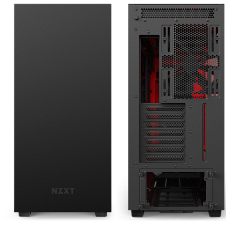 Корпус ATX Miditower NZXT H700i Smart CA-H700W-BR Black/Red