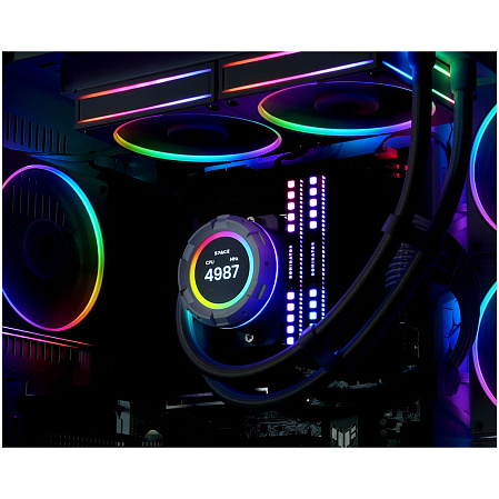 Система водяного охлаждения ID-Cooling SL240 White 1150/1155/S1156/1151/1200/1700, AM4/AM5