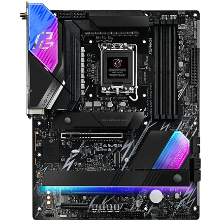 Материнская плата ASRock Z890 Lightning WiFi Z890 Soc-1851 4xDDR5, 4xSATA3, RAID, 4хM.2, 3xPCI-E16x, 6xUSB3.2, 2xUSB3.2 Type C, HDMI, WiFi, 2.5Glan, ATX