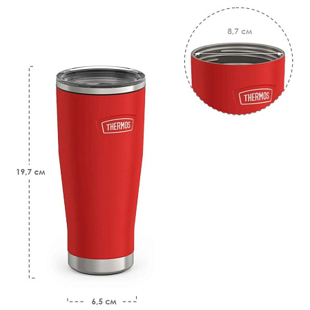 THERMOS Термокружка IS-1124 CR4, красный, 0,71 л.