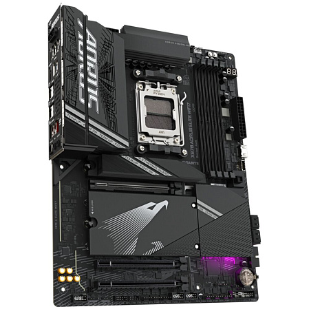 Материнская плата Gigabyte X870 AORUS Elite Wifi7 Socket-AM5 AMD X870 4xDDR5, 4xSATA3, RAID, 4xM.2, 3xPCI-E16x, 6xUSB3.2, 2xUSB3.2 Type C, DP, HDMI, Glan, ATX Ret