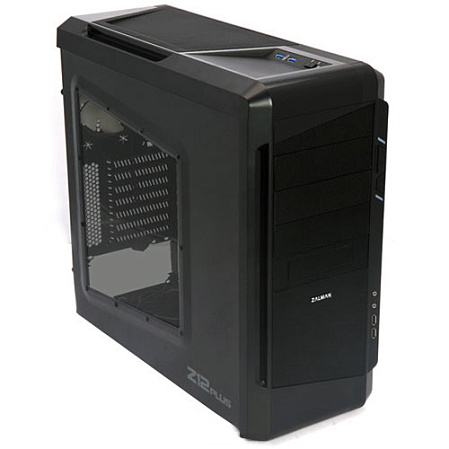 Корпус ATX Miditower Zalman Z12 Plus Black