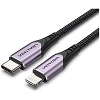 Кабель Type C - Lightning 1m Vention фиолетовый (TACVF)