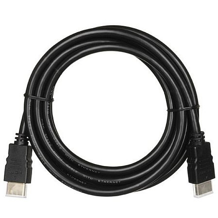 Кабель HDMI-HDMI v2.0 3.0м черный, экран
