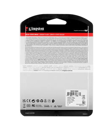 Внутренний SSD-накопитель 1000Gb Kingston NV1 SNVS/1000G M.2 2280 PCIe NVMe 3.0 x4