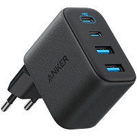 Сетевое зарядное устройство Anker Zolo A121E 50W 2xUSB + 2xUSB-C черное