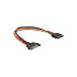 Удлинитель питания SATA 15pin(M)/15pin(F), 50см