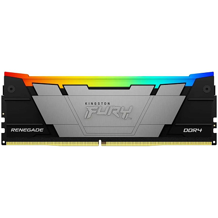 Модуль памяти DIMM 16Gb DDR4 PC28800 3600MHz Kingston Fury Renegade RGB Black (KF436C16RB12A/16)