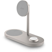 Беспроводная зарядная панель 3 в 1 Для IPhone, Apple Watch, Airpods uBear Stage Pro 30W Titan