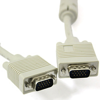 Кабель для монитора VGA 15m/15m  30.0м. ферритовые кольца