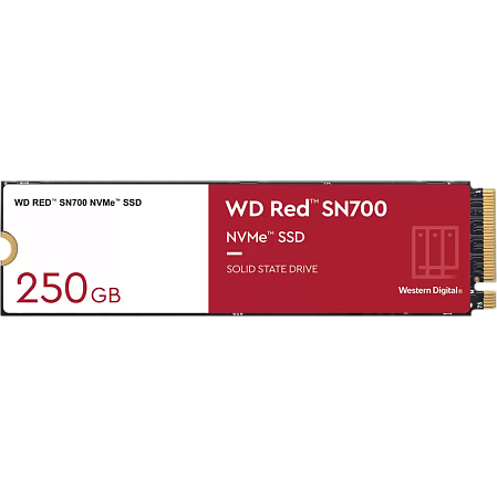 Внутренний SSD-накопитель 250Gb Western Digital Red SN700 (WDS250G1R0C) M.2 2280 PCIe NVMe 3.0 x4