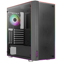 Корпус ATX Miditower AeroCool Skribble-G-BK-v1 Black