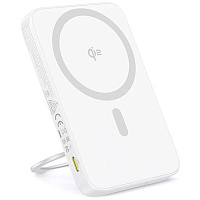 Внешний аккумулятор Baseus PicoGo Qi2 5000mAh White