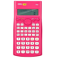 Калькулятор Deli E1710A/RED красный 10+2-разр.