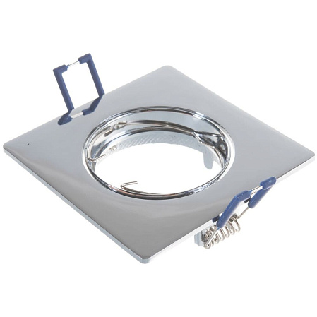 ЭРА C0043661 KL2A CH MR16 12V/220V 50W хром, квадрат, поворотный