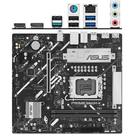 Материнская плата ASUS Prime B860M-K B860 Soc-1851 2xDDR5, 4xSATA3, RAID, 2хM.2, 1xPCI-E16x, 3xUSB3.2, DP, HDMI, 2.5Glan, mATX